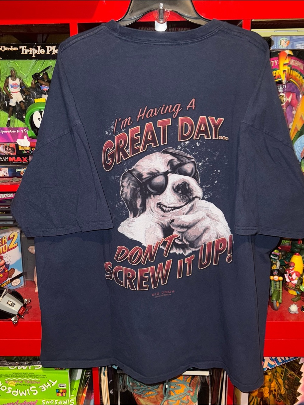 VTG/Y2K 2008 Big Dogs x “Great Day, Don’t Screw it Up” T-shirt